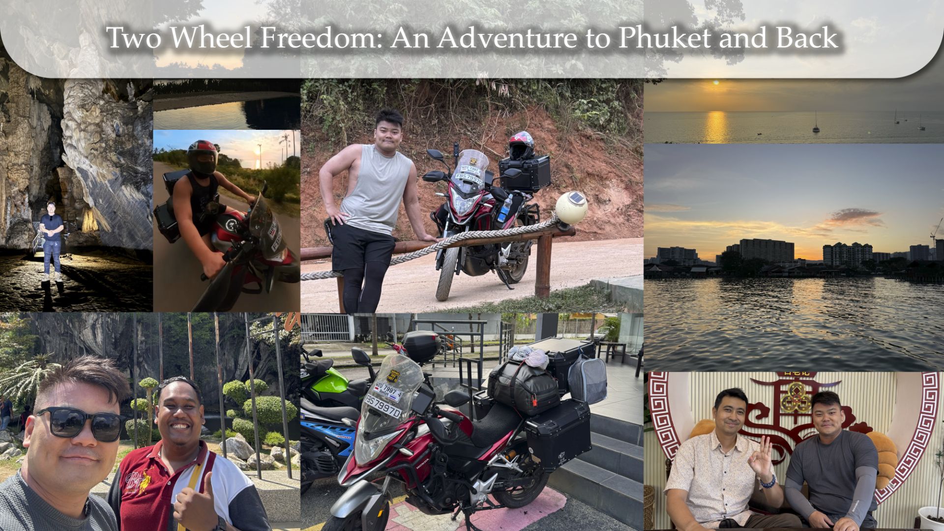 I rode 3000km to Phuket on my motorcycle, here is how I did it