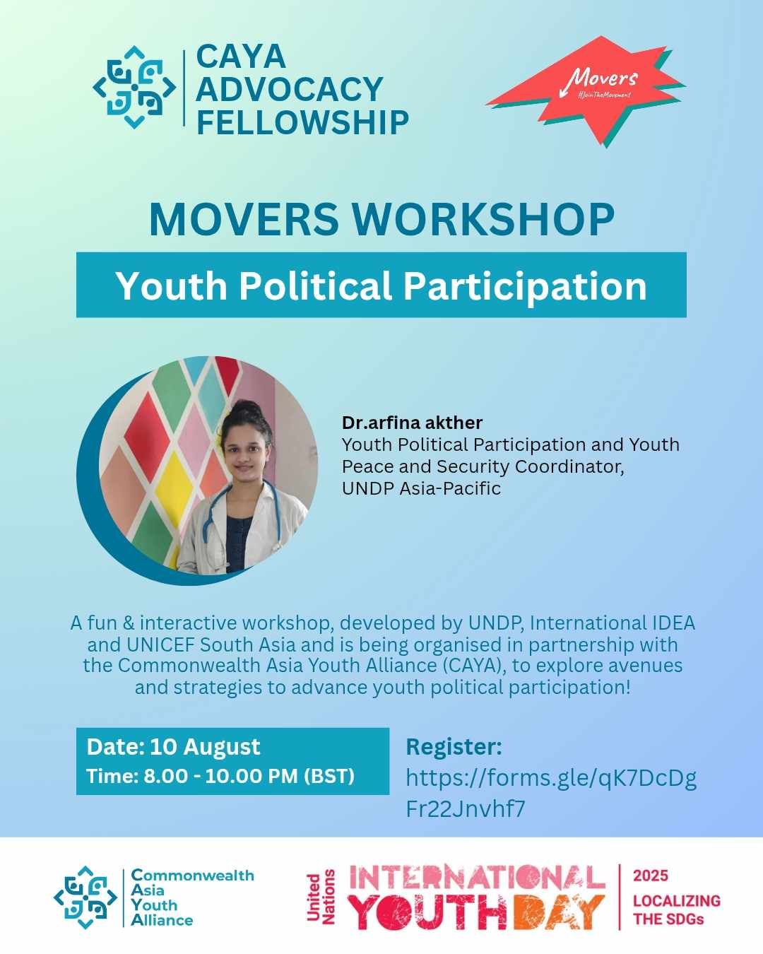 Movers Workshop on Youth Political Participation