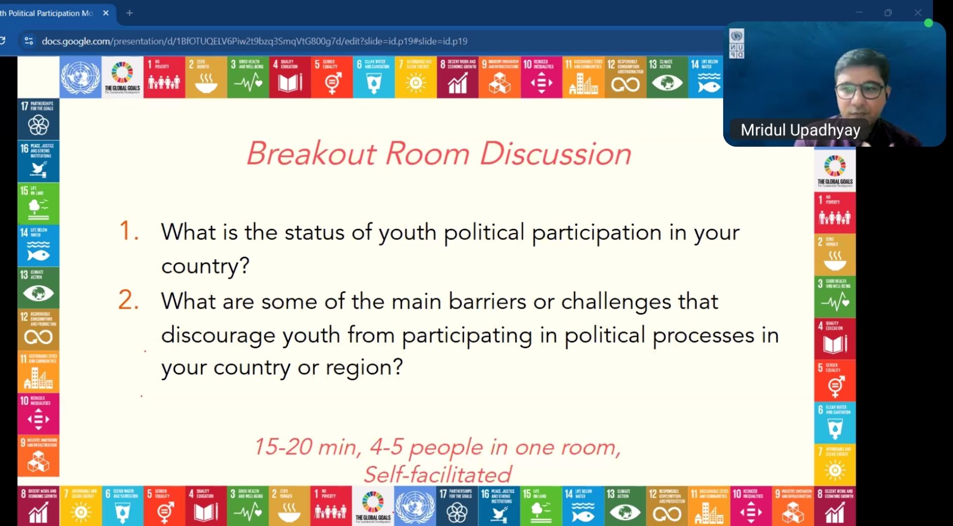 CAYA Fellowship on Youth Political Participation.