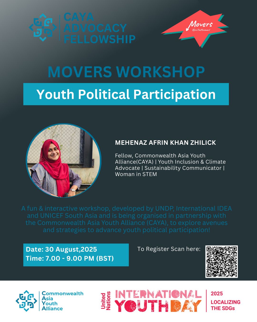 🌍 Facilitating a Movers Workshop on Youth Political Participation 🌍