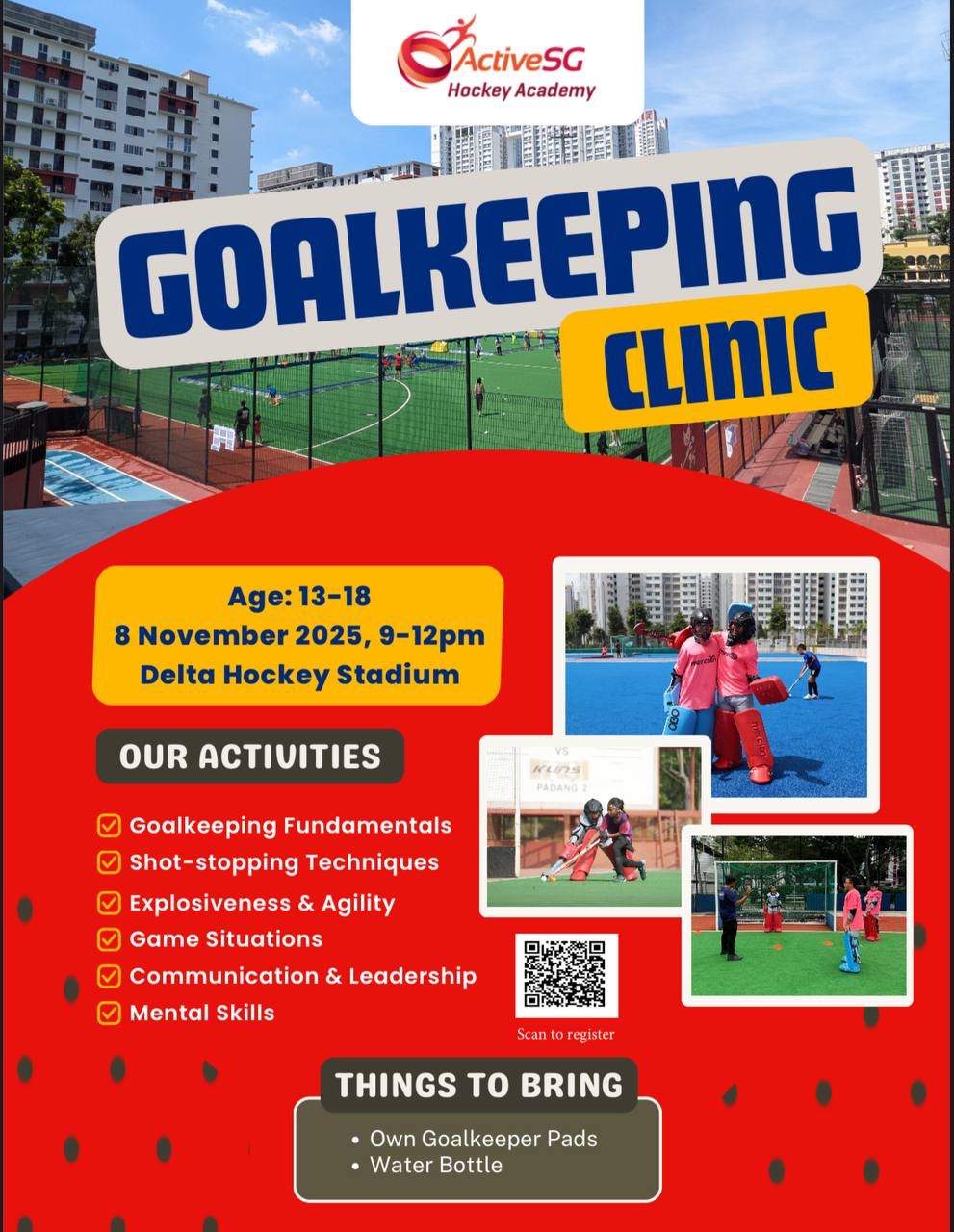 hockey goalkeeping