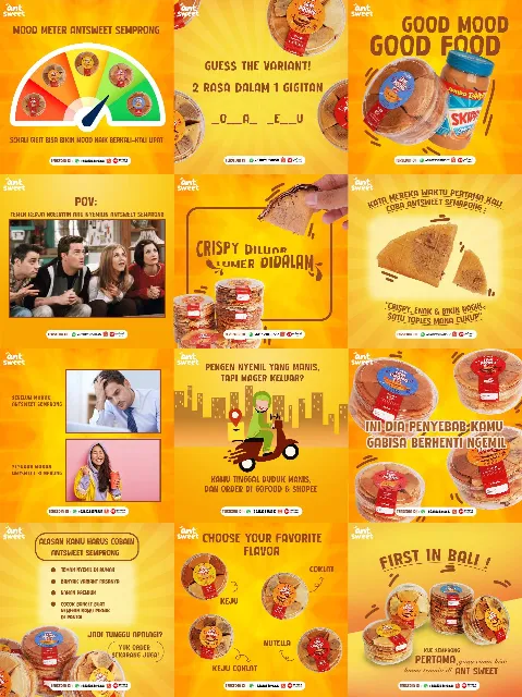Ant Sweet Instagram feeds Design