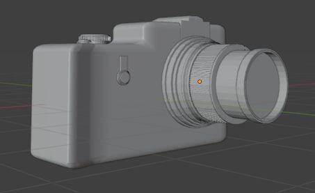 Camera 3D Model