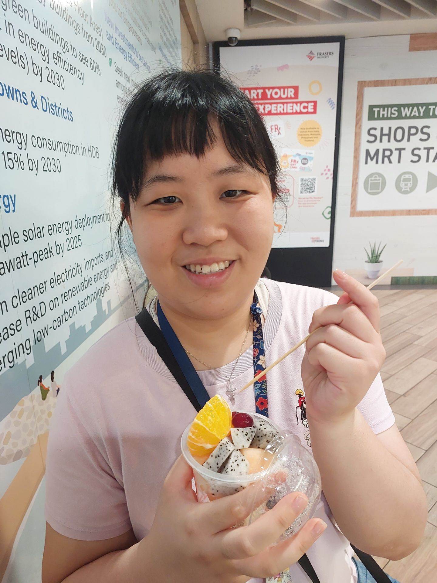 I went for my outing with my friend as she also likes to go out and I am her best friend