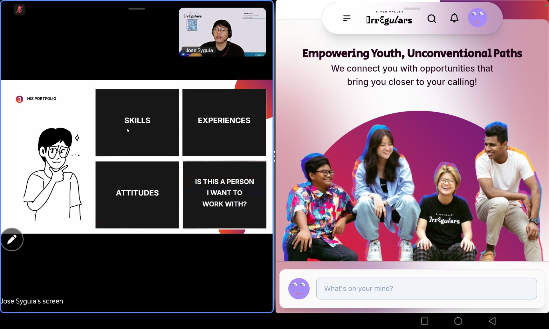 Today's Workshop: Your Voice Matters / Understanding Myself