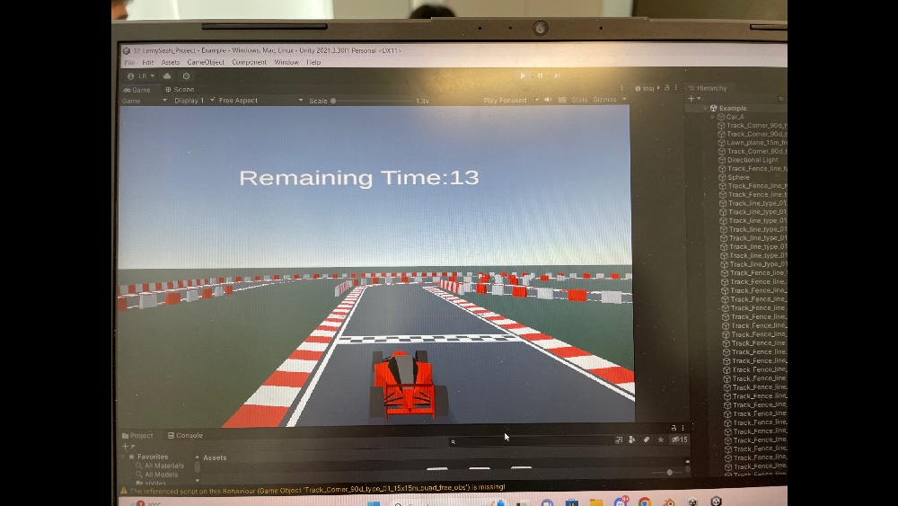 unity karting game project i made