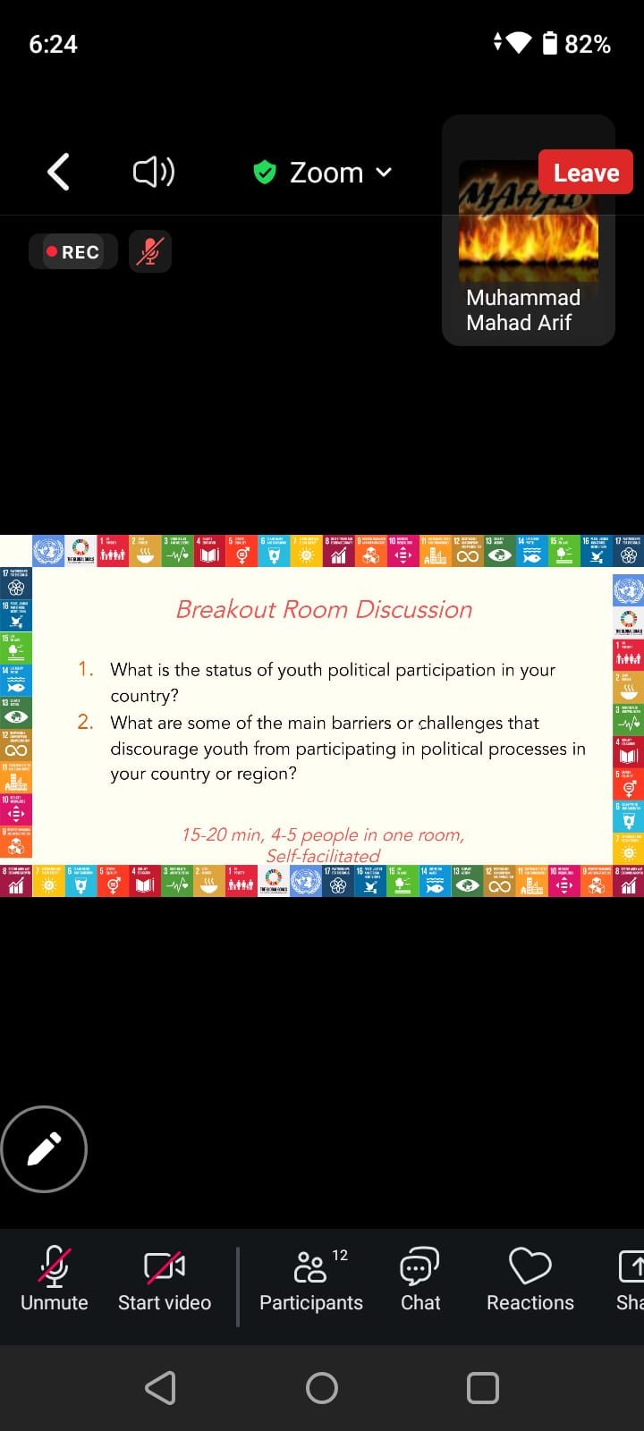 WORKSHOP 2 YOUTH POLITICAL PARTICIPATION