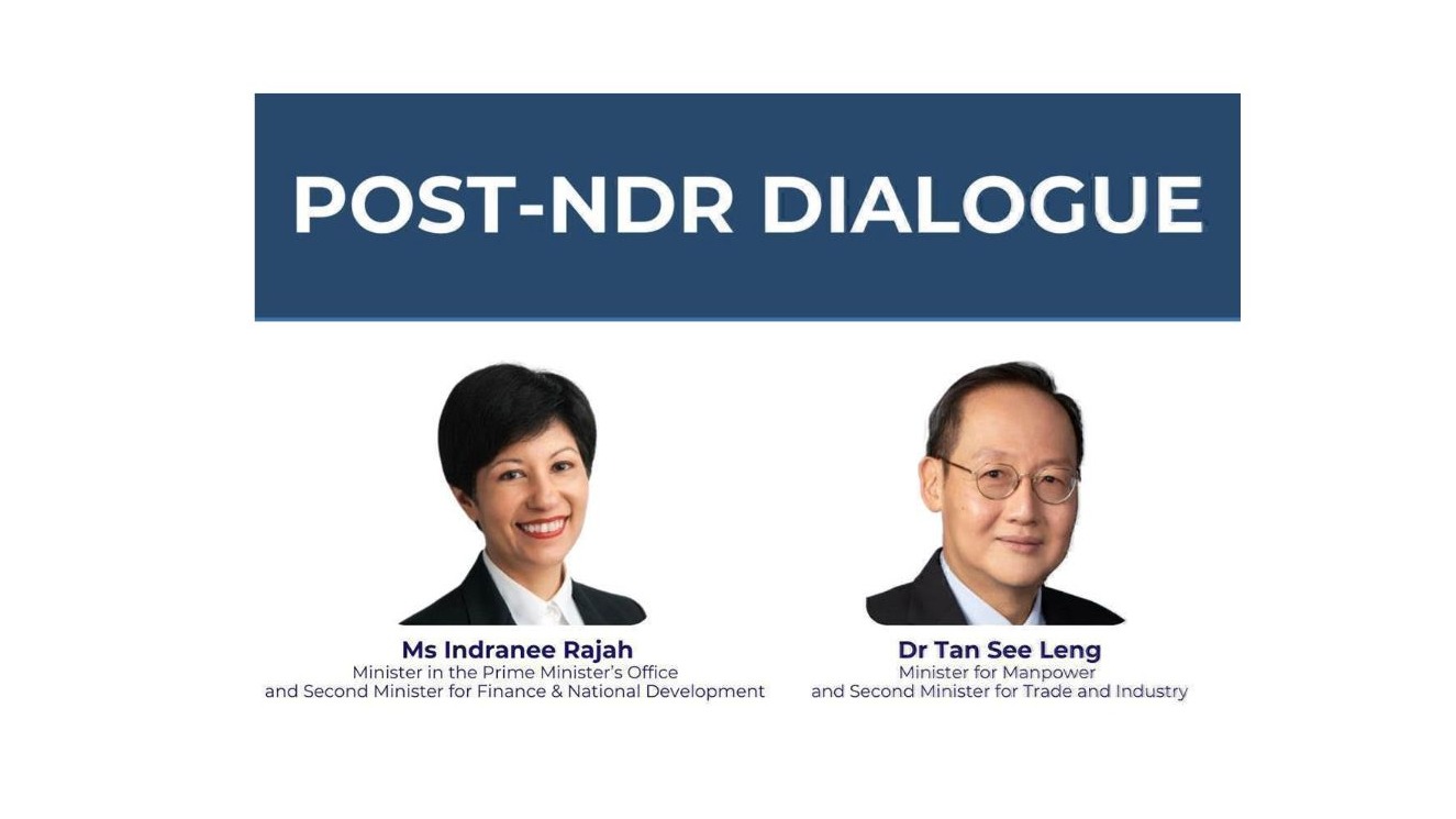 Post National Day Rally Dialogue with Minister Indranee and Minister Tan See Leng