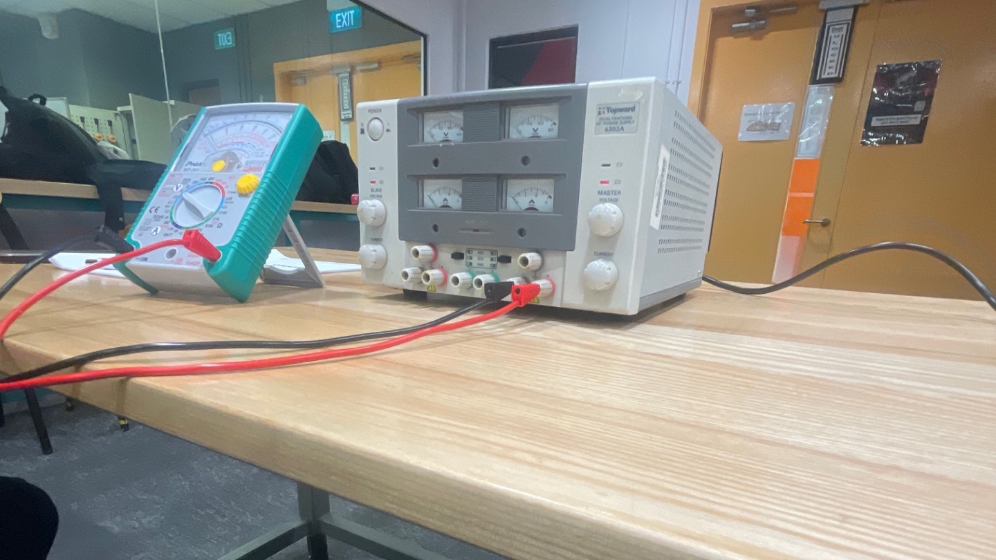 I completed my electrical module with a personal achievement