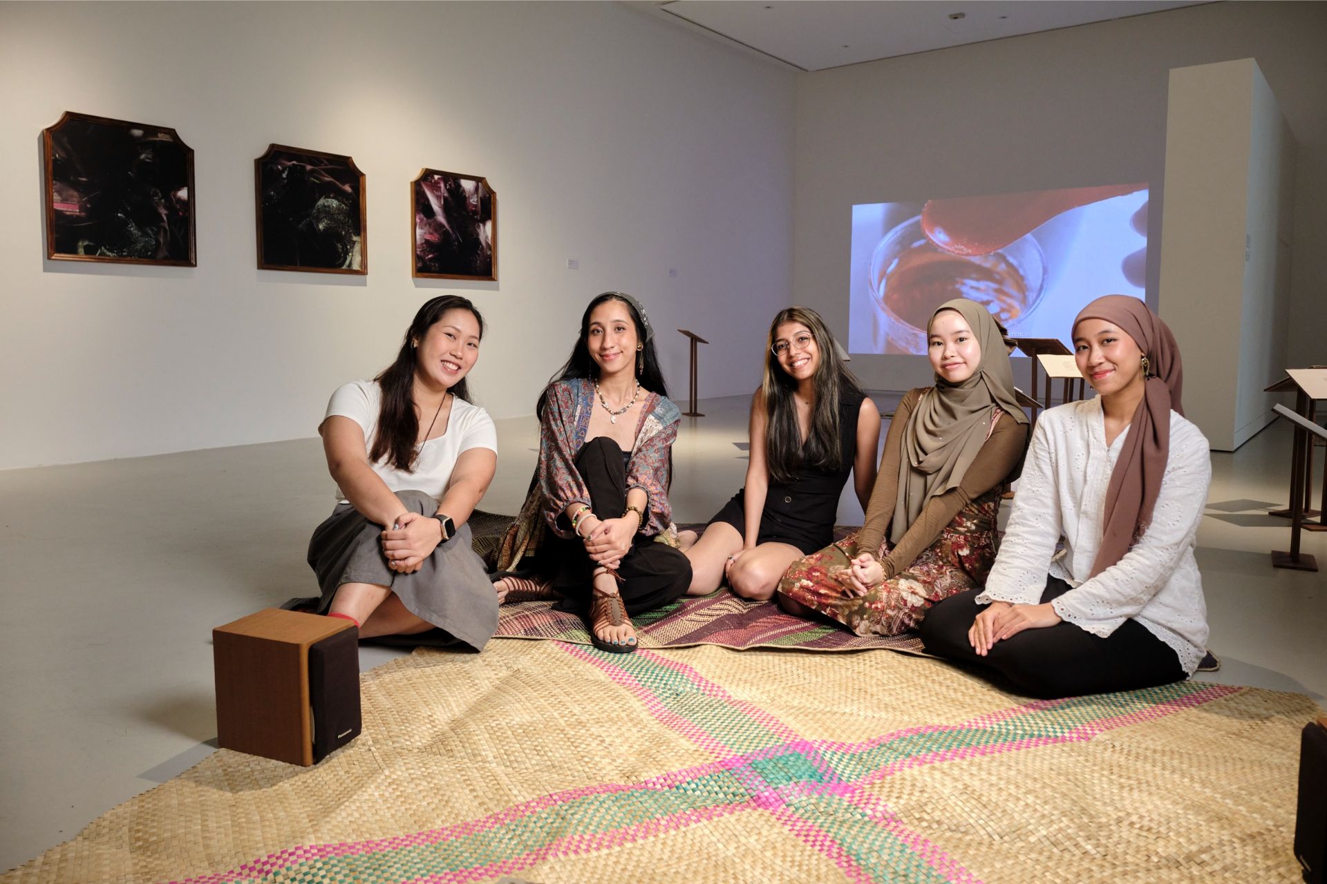 Wrapping up the Wounded Land Rumbles the Same Ballad exhibition at Art Outreach!