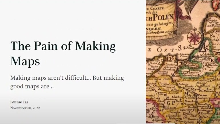 "The Pain of Making Map"  StoryMaps