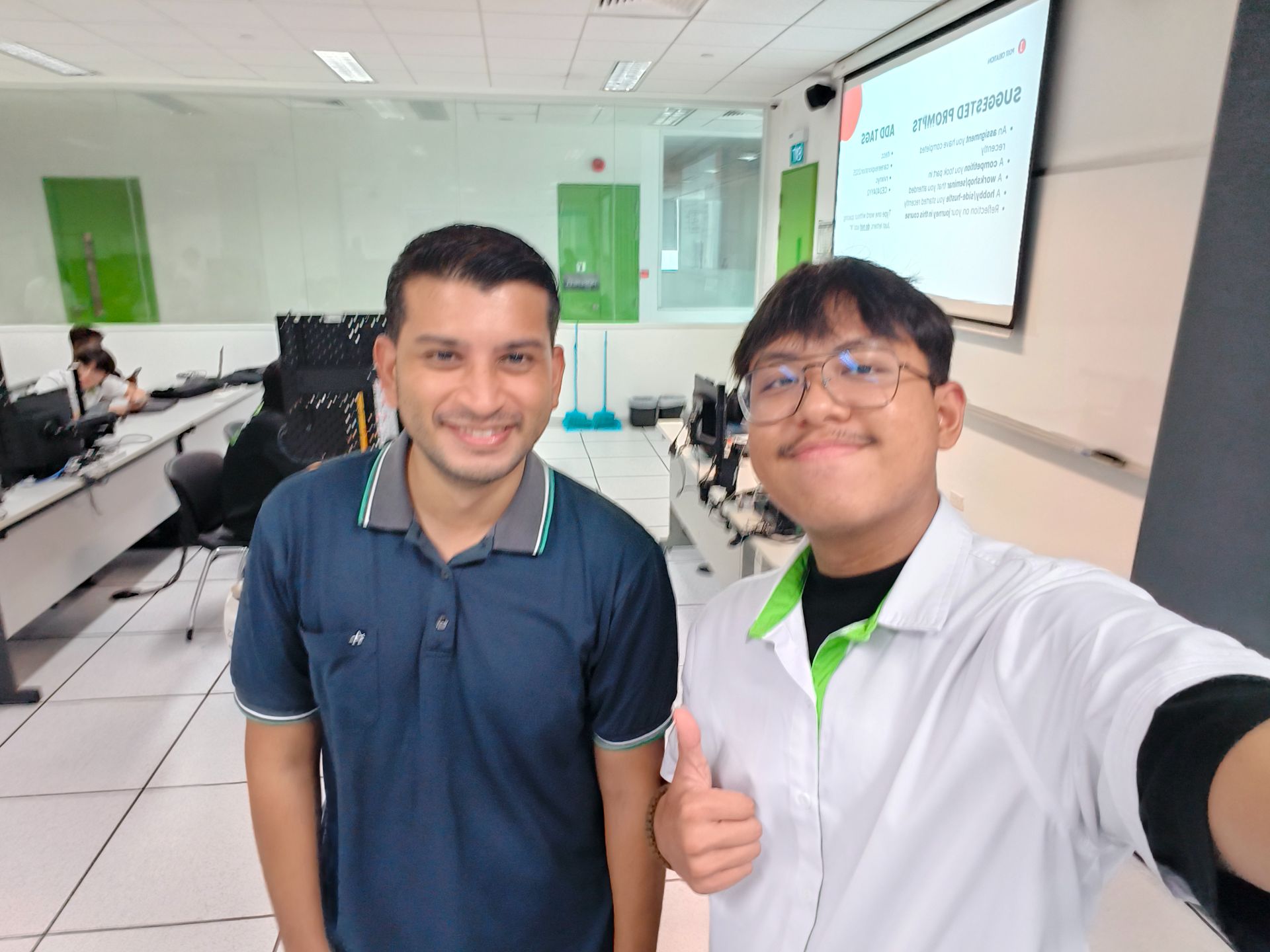 My favourite male teacher, Mr Sashi.