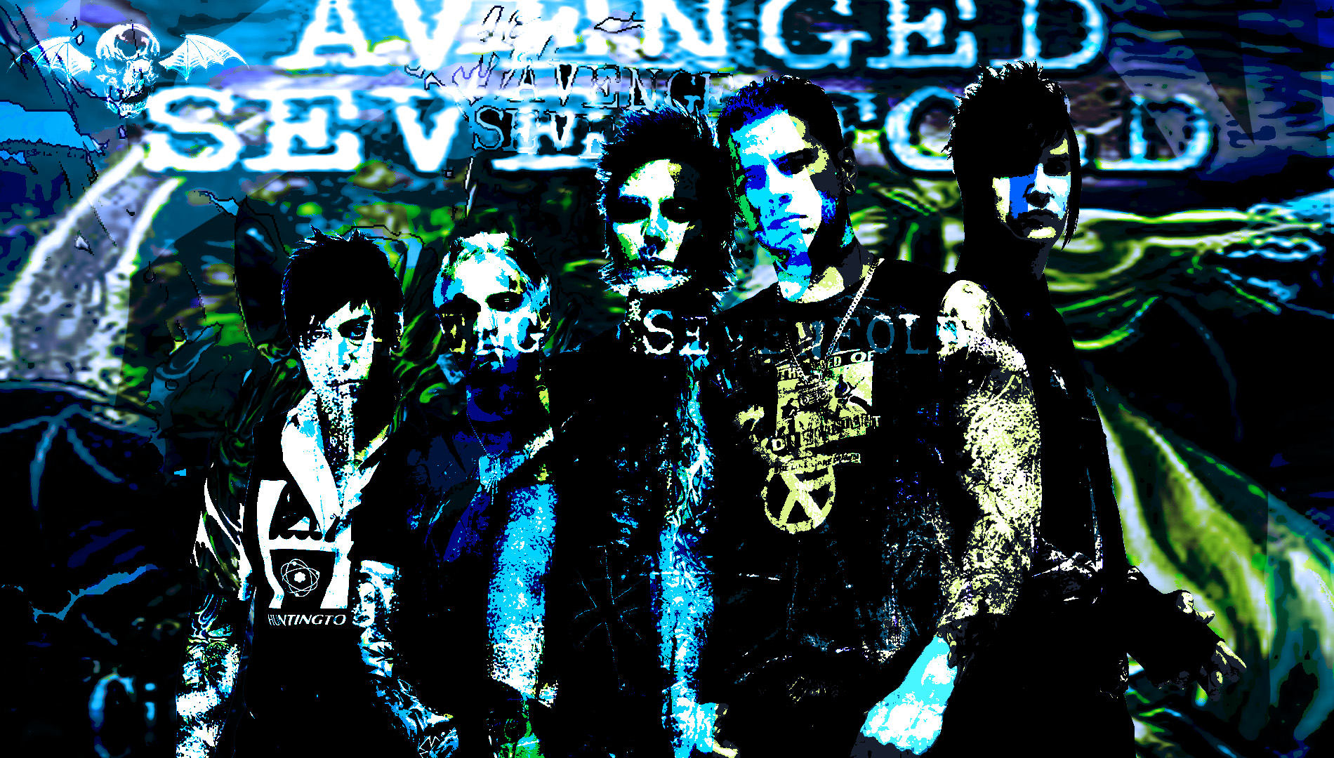 Avenged Sevenfold Abstract fan poster by aaryansaifan