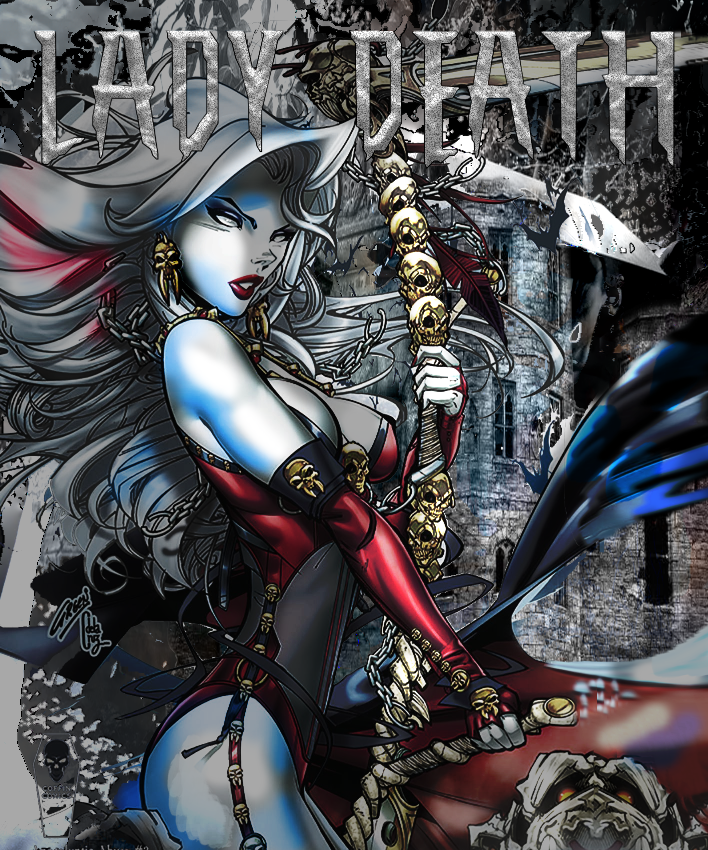 Lady death fanart.