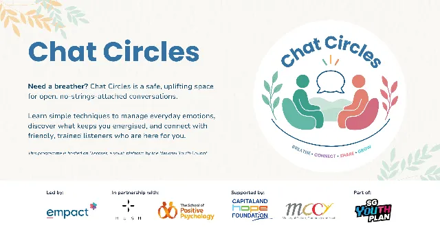 Want to be heard but not judged? Come join us at Chat Circles!