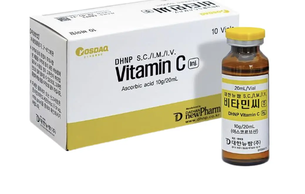 Vitamin C Inj (10x20ml)Ascorbic Acid -IV-IM