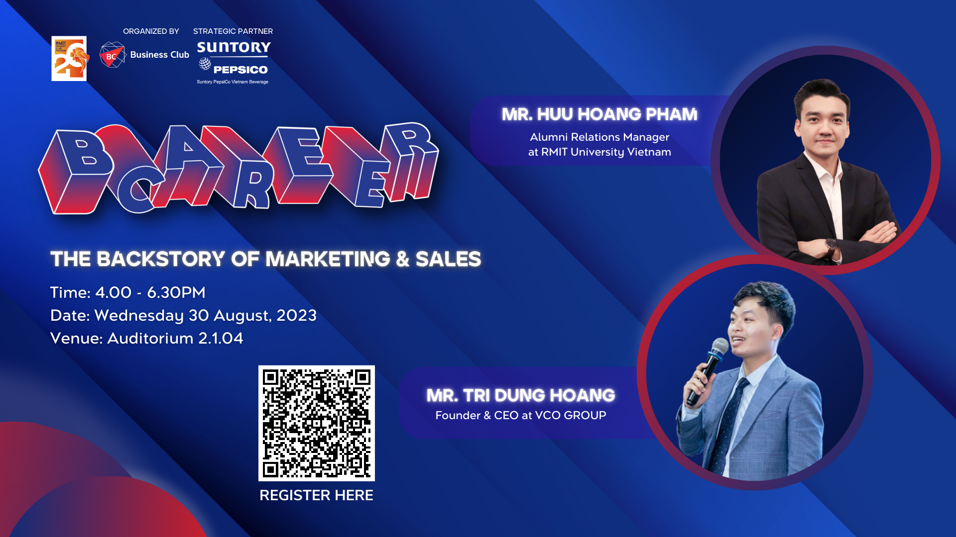 [RMIT Business Club x Suntory PepsiCo] BCareer: The Backstory of Marketing & Sales