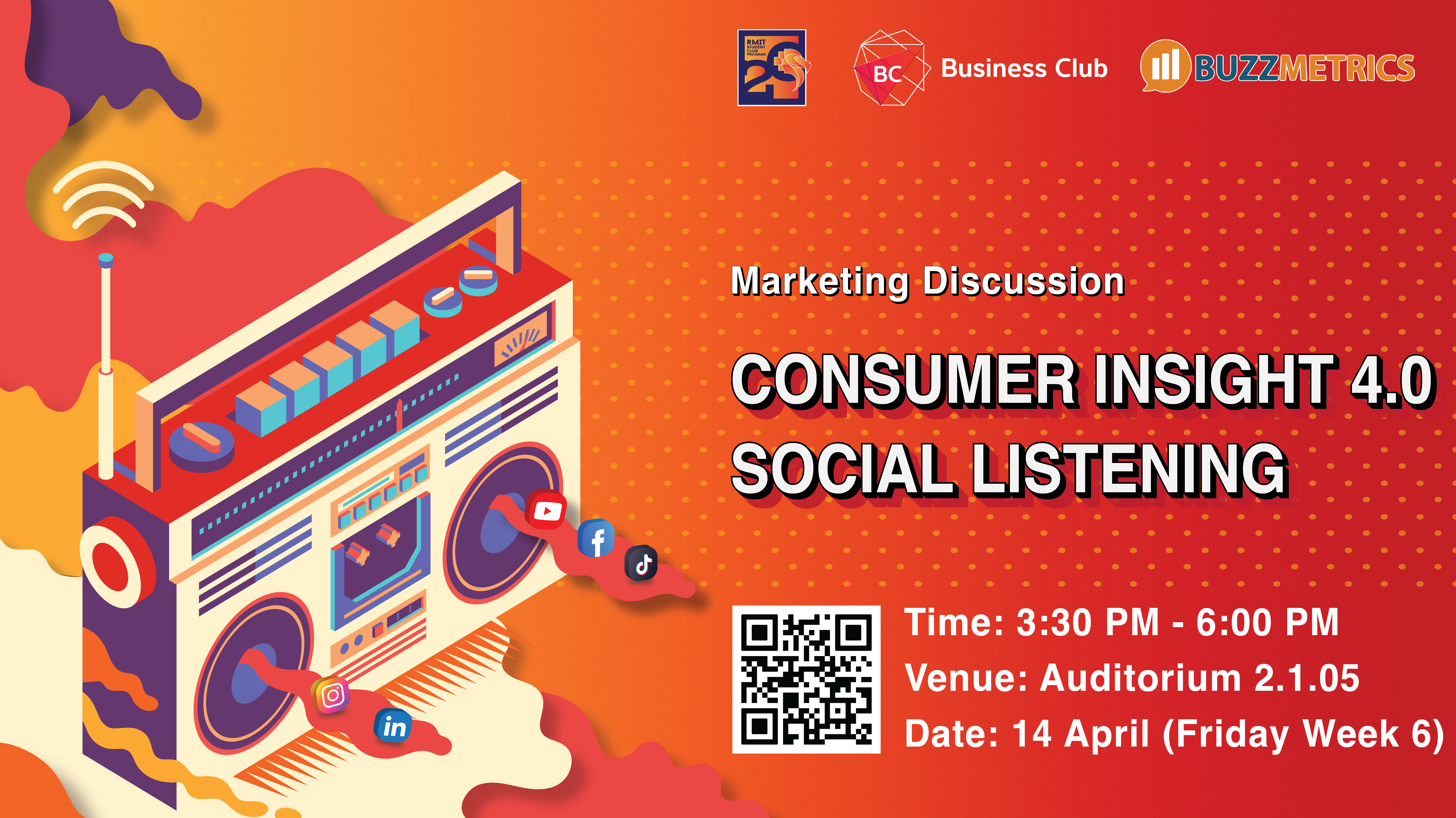 [RMIT Business Club x Buzzmetrics] Marketing Dicussion - Consumer Insight: Social Listening