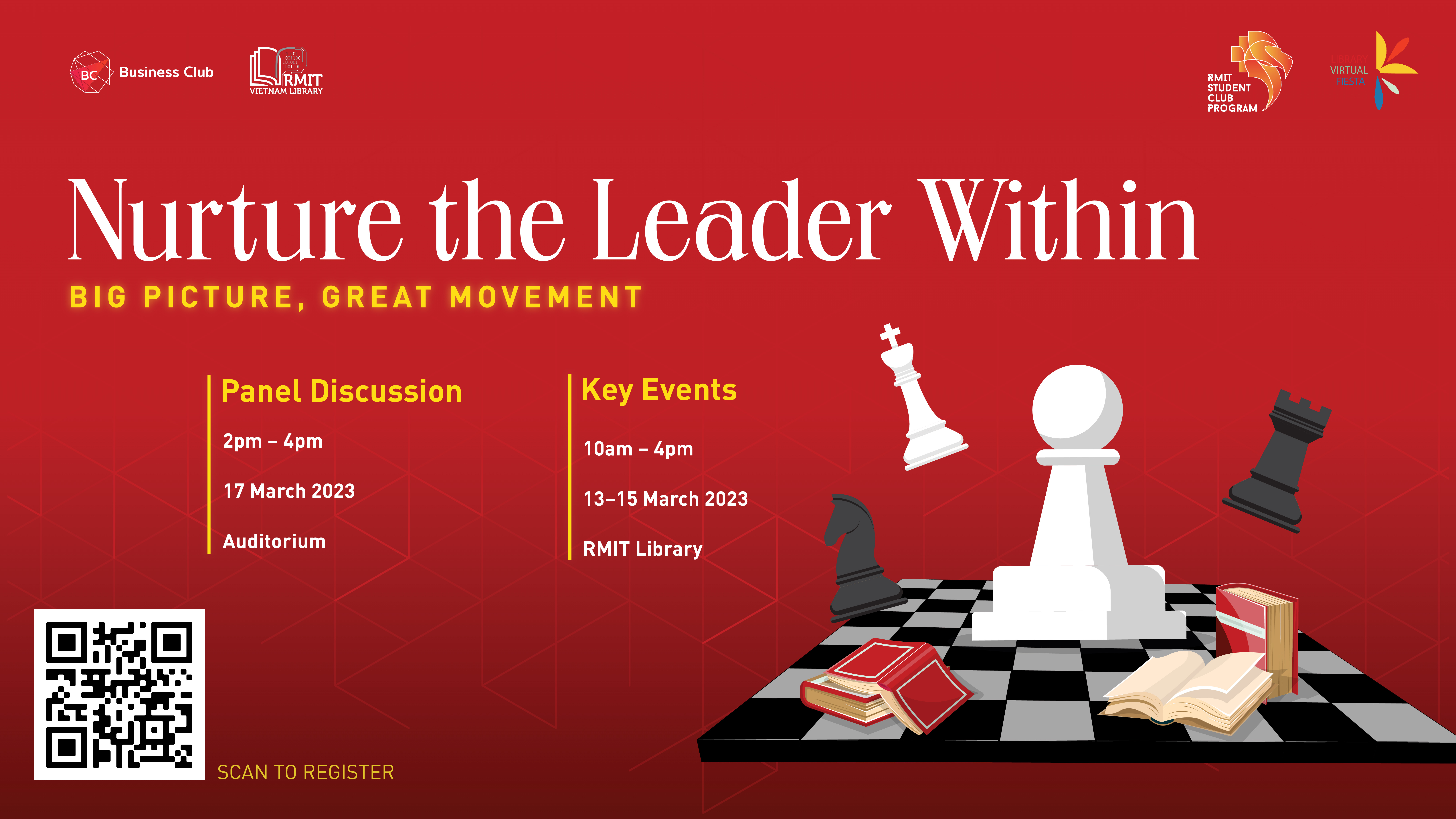 [RMIT Business Club x RMIT Vietnam Library] Nuture The Leader Within - Big Picture, Great Movement