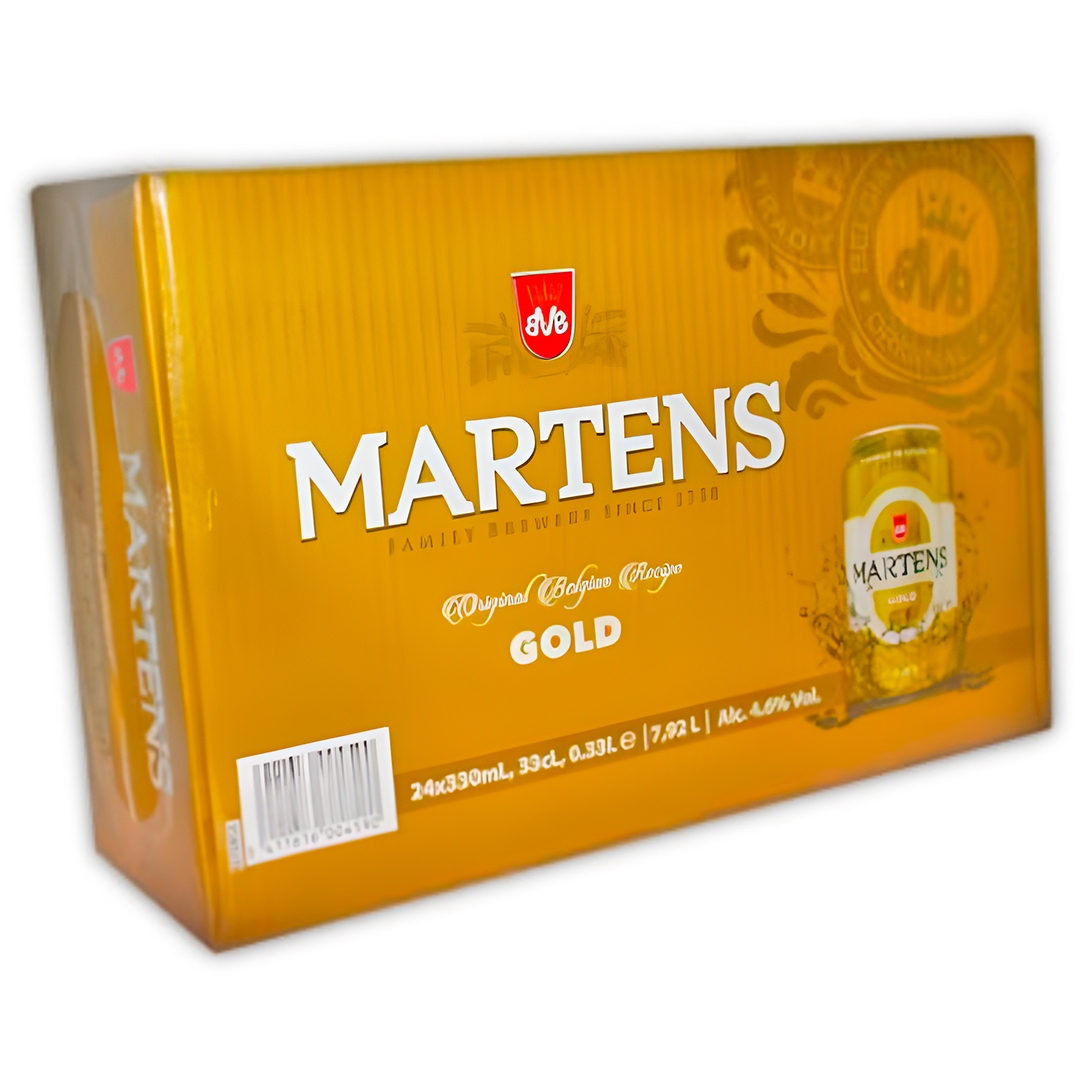 caja martens 24 latas x 330 ml.