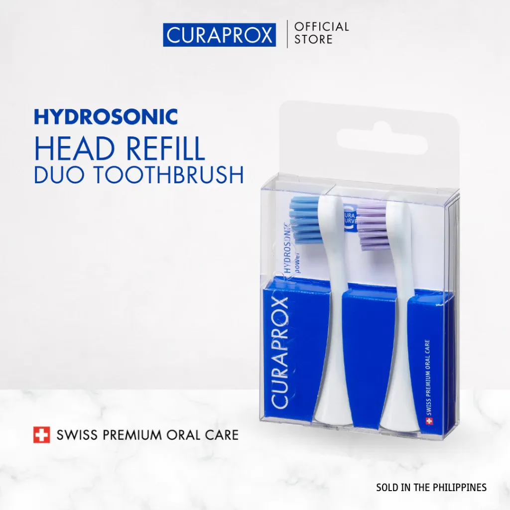 Curaprox Hydrosonic Pro Toothbrush Head Refill 2Pcs. Power Sensitive Single Brush