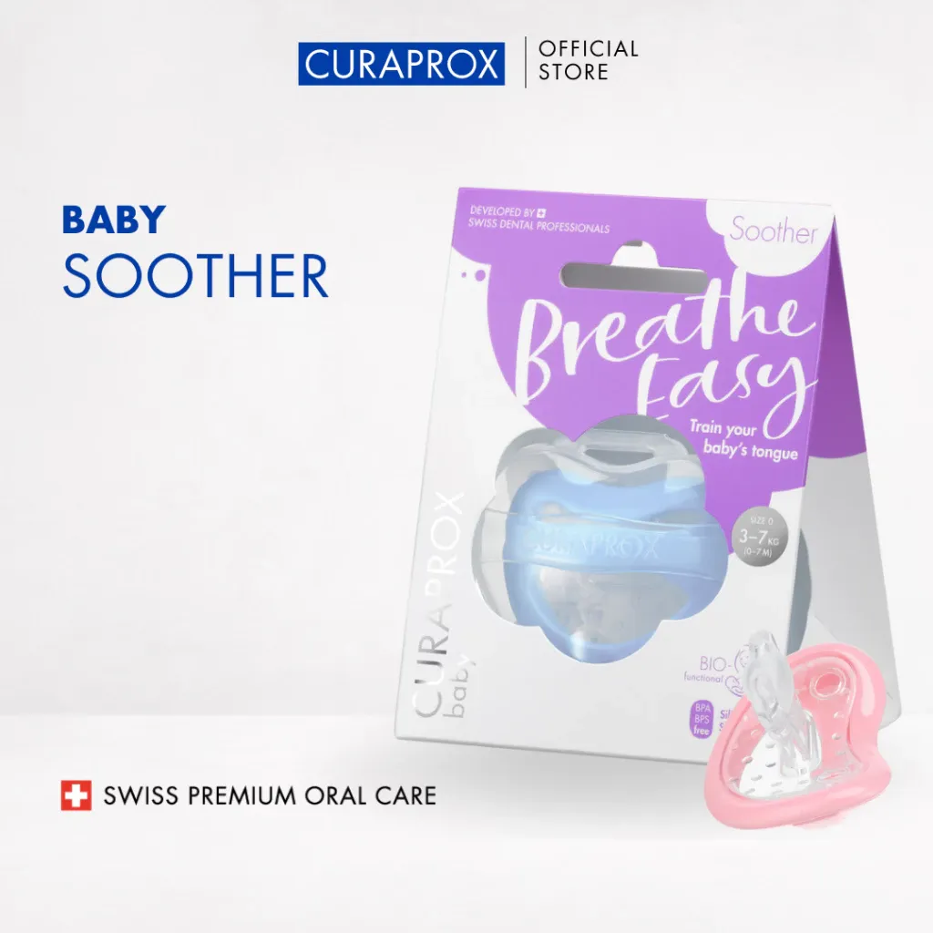 Curaprox Baby Soother Pacifier for ages 0-18 months