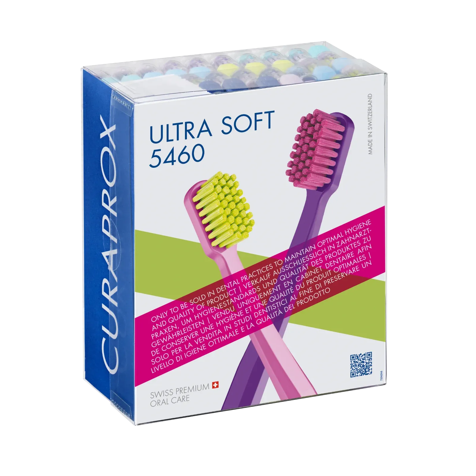 Curaprox CS 5460 Ultra Soft Toothbrush – Chairside Box (36 Pieces)