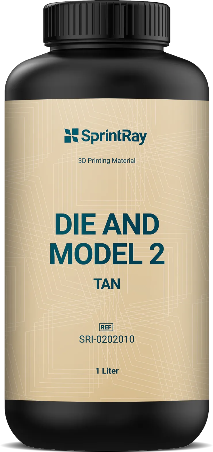 Sprintray Die & Model 2 Tan Resin 1kg