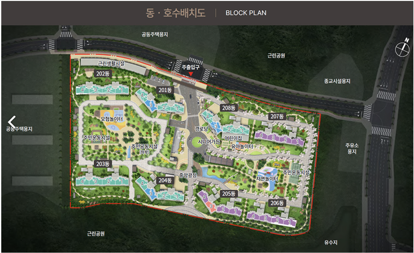 화성비봉 공공주택지구 B2블록 호반써밋 입지환경