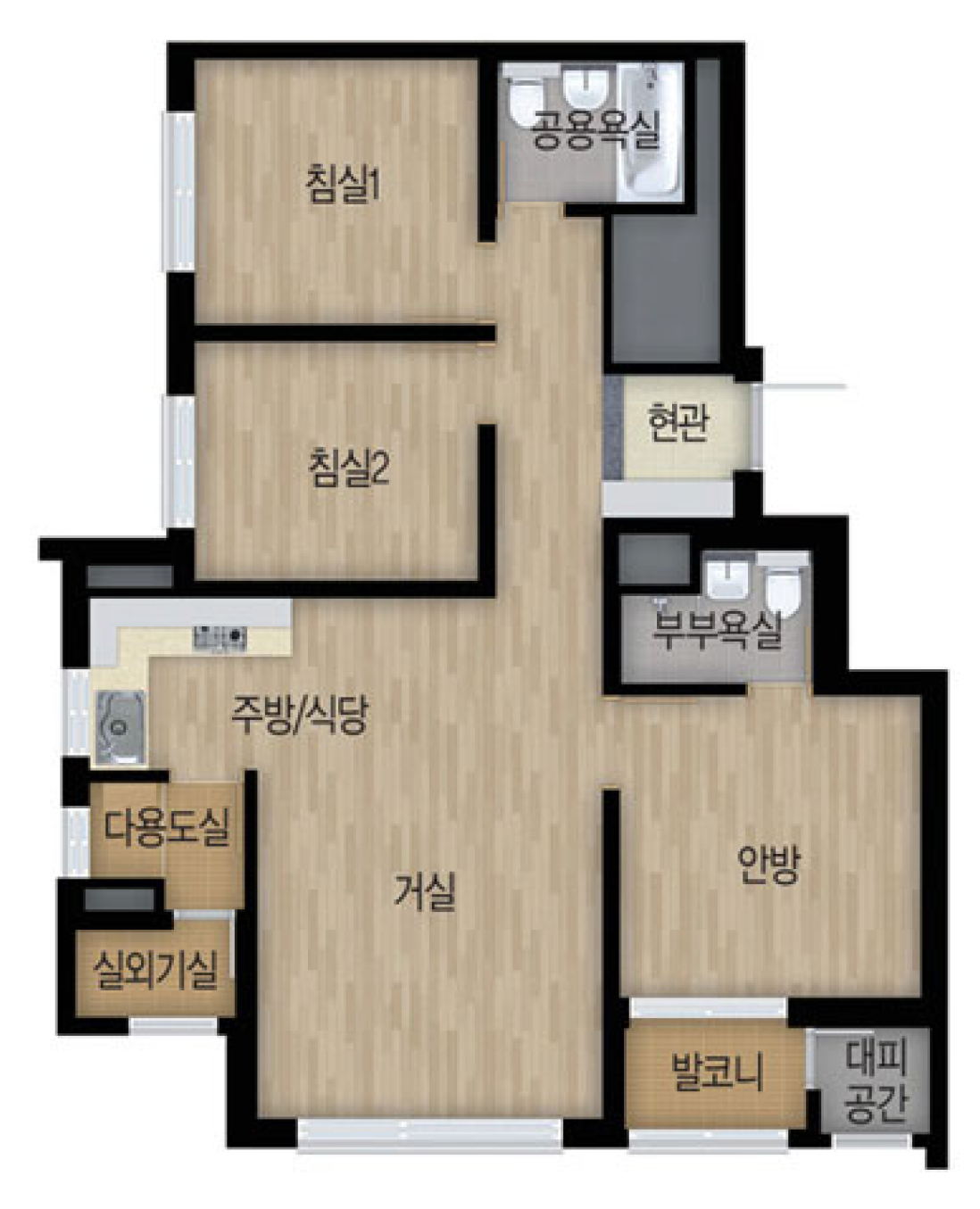 59B 타입 평면도