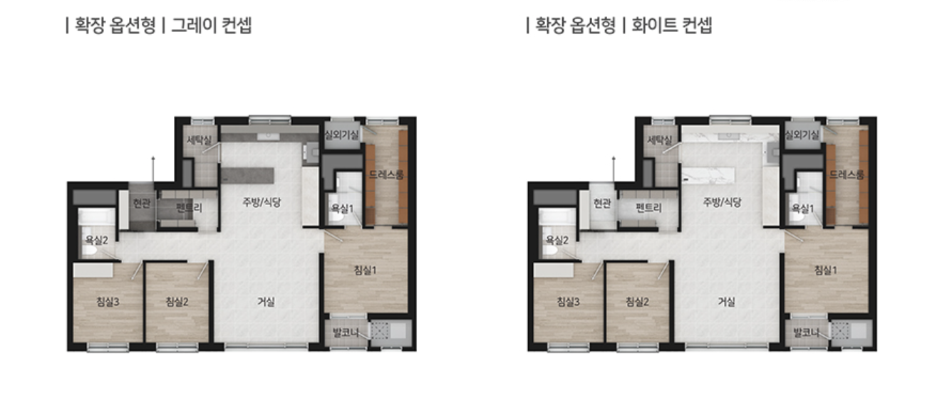 84A 타입 평면도