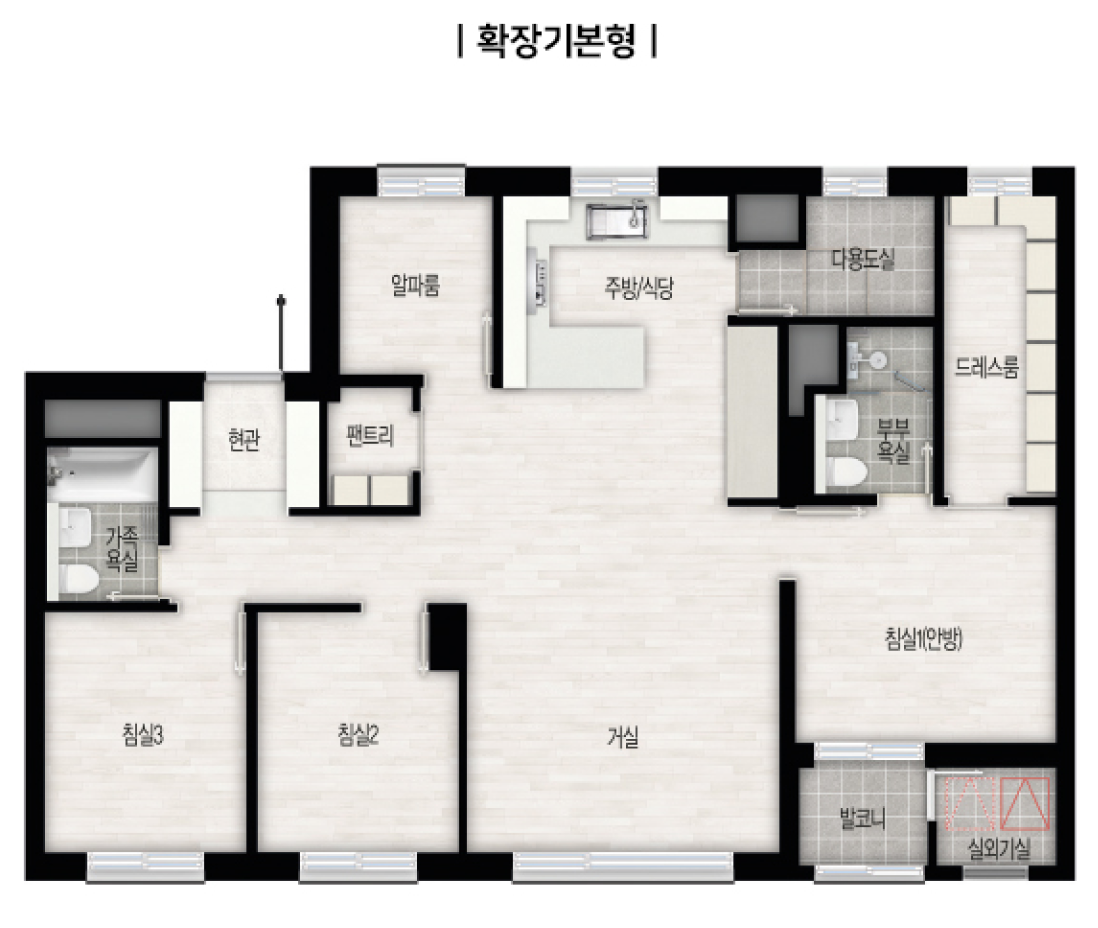 74A 타입 평면도