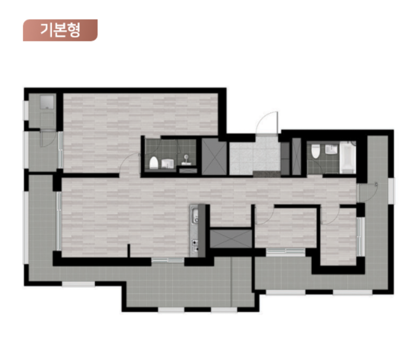 84C 타입 평면도