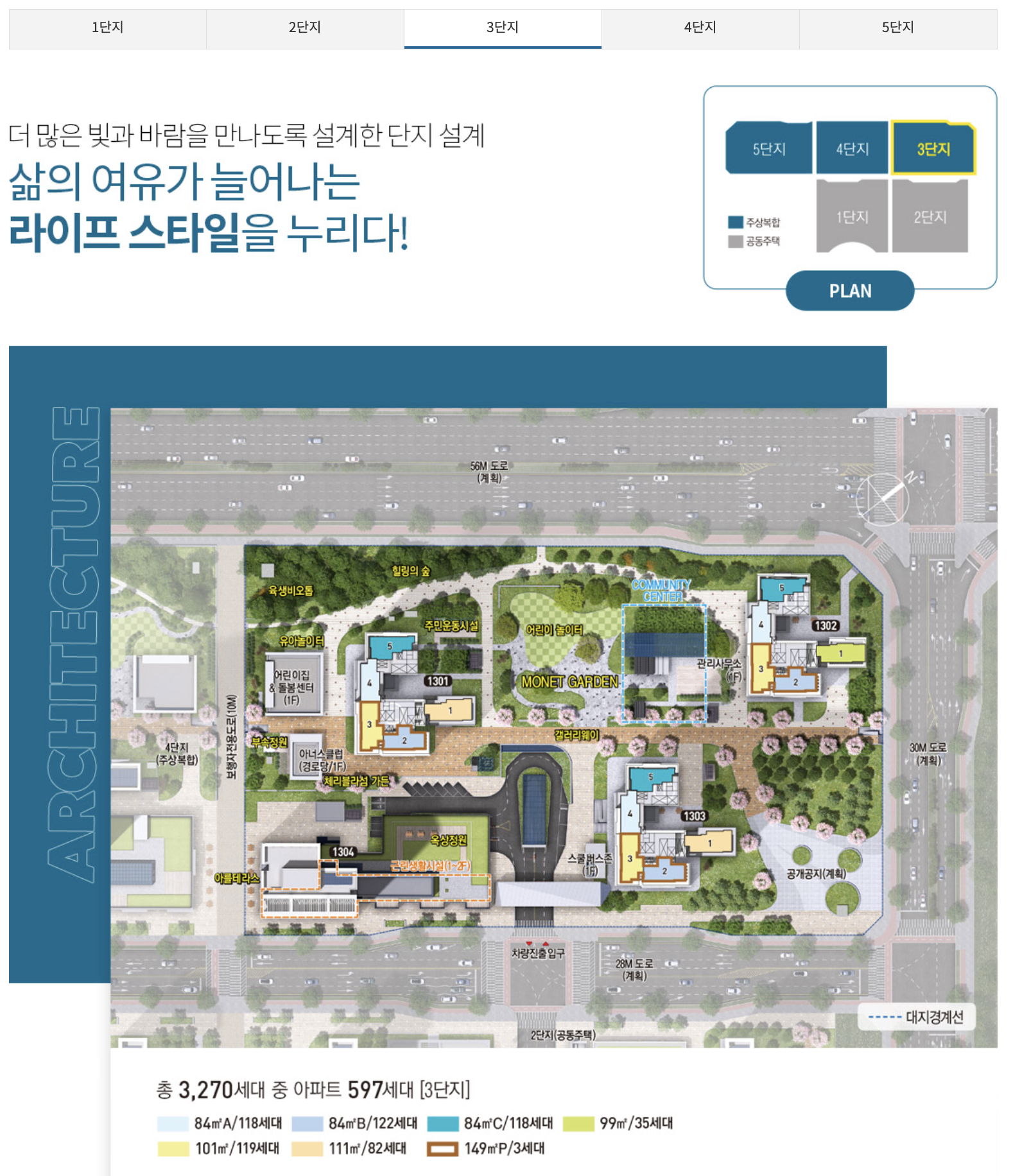 송도자이풍경채 그라노블 3단지 입지환경