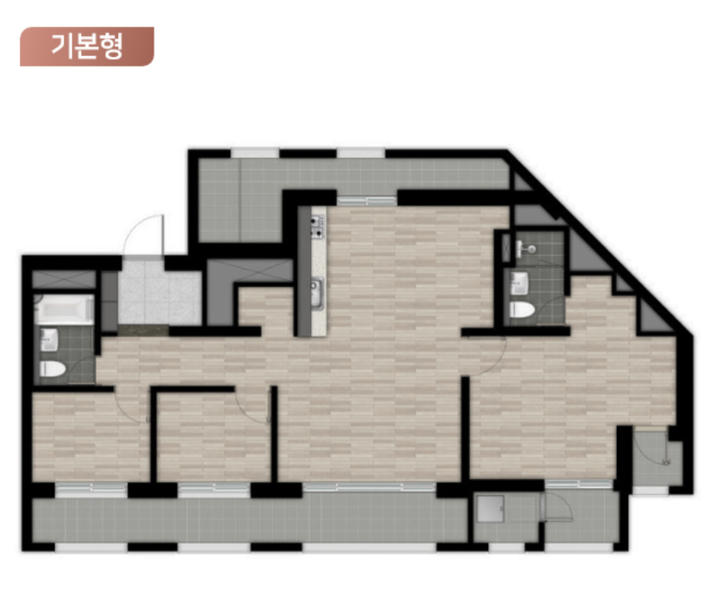 84D 타입 평면도