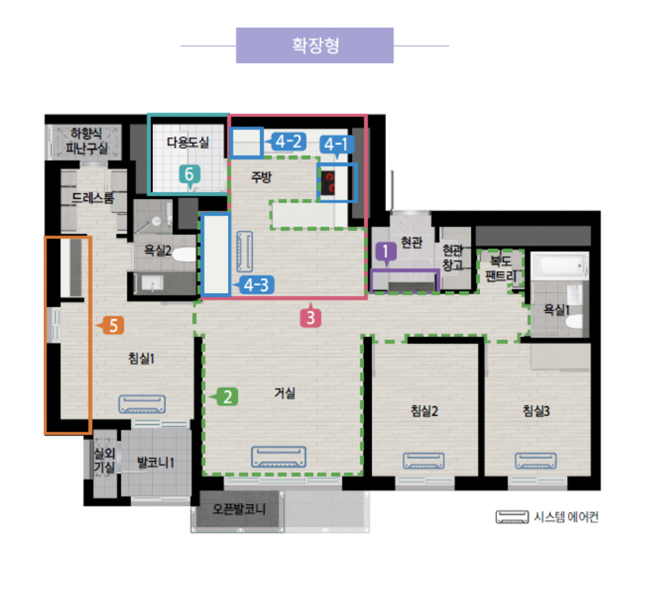 80A 타입 평면도