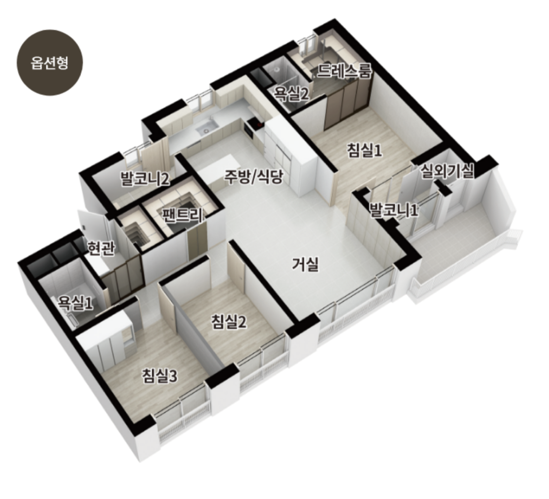 84C 타입 평면도