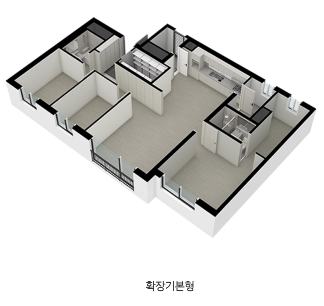 84A 타입 평면도