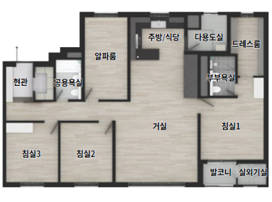 119A 타입 평면도