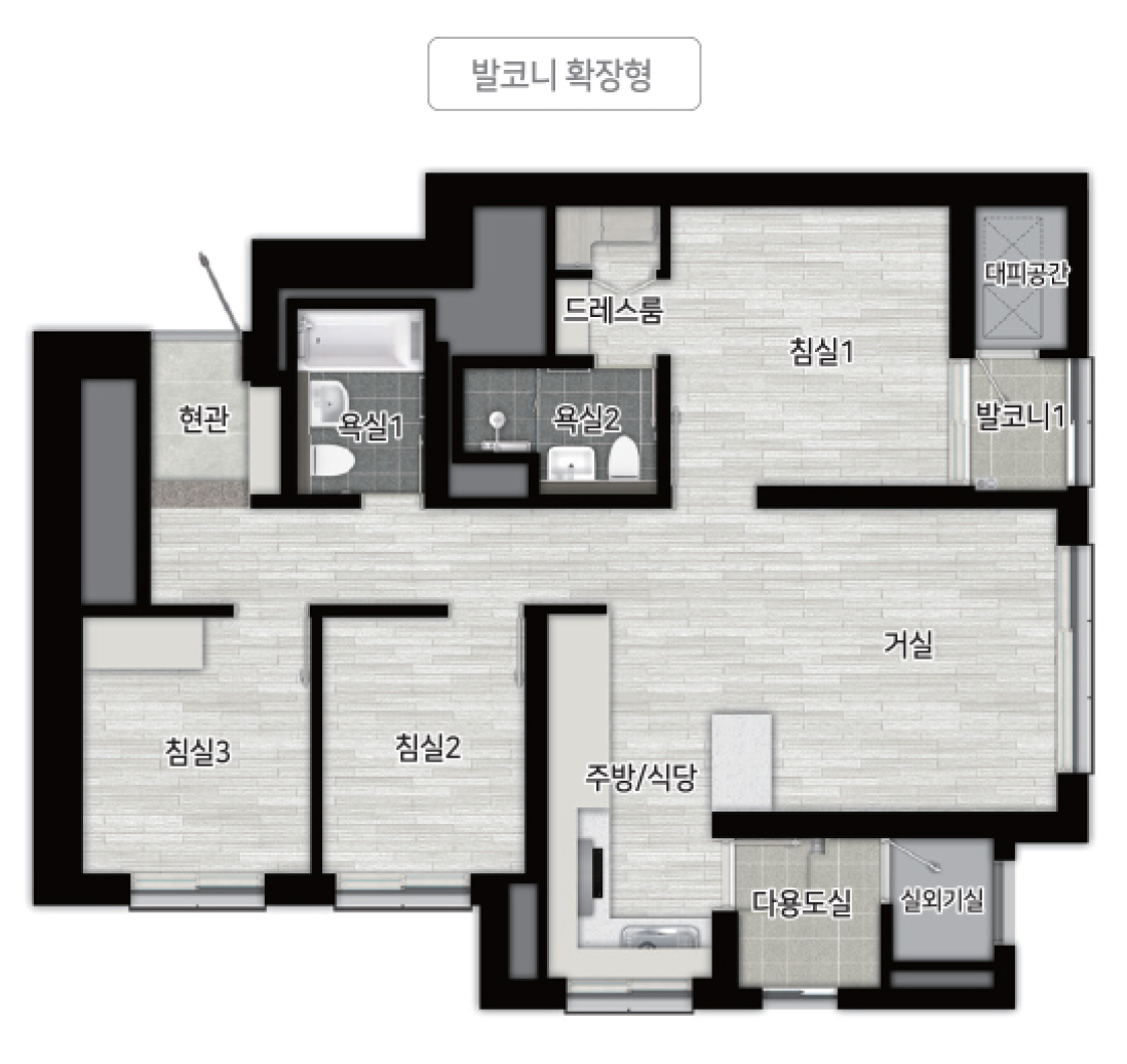 59A 타입 평면도