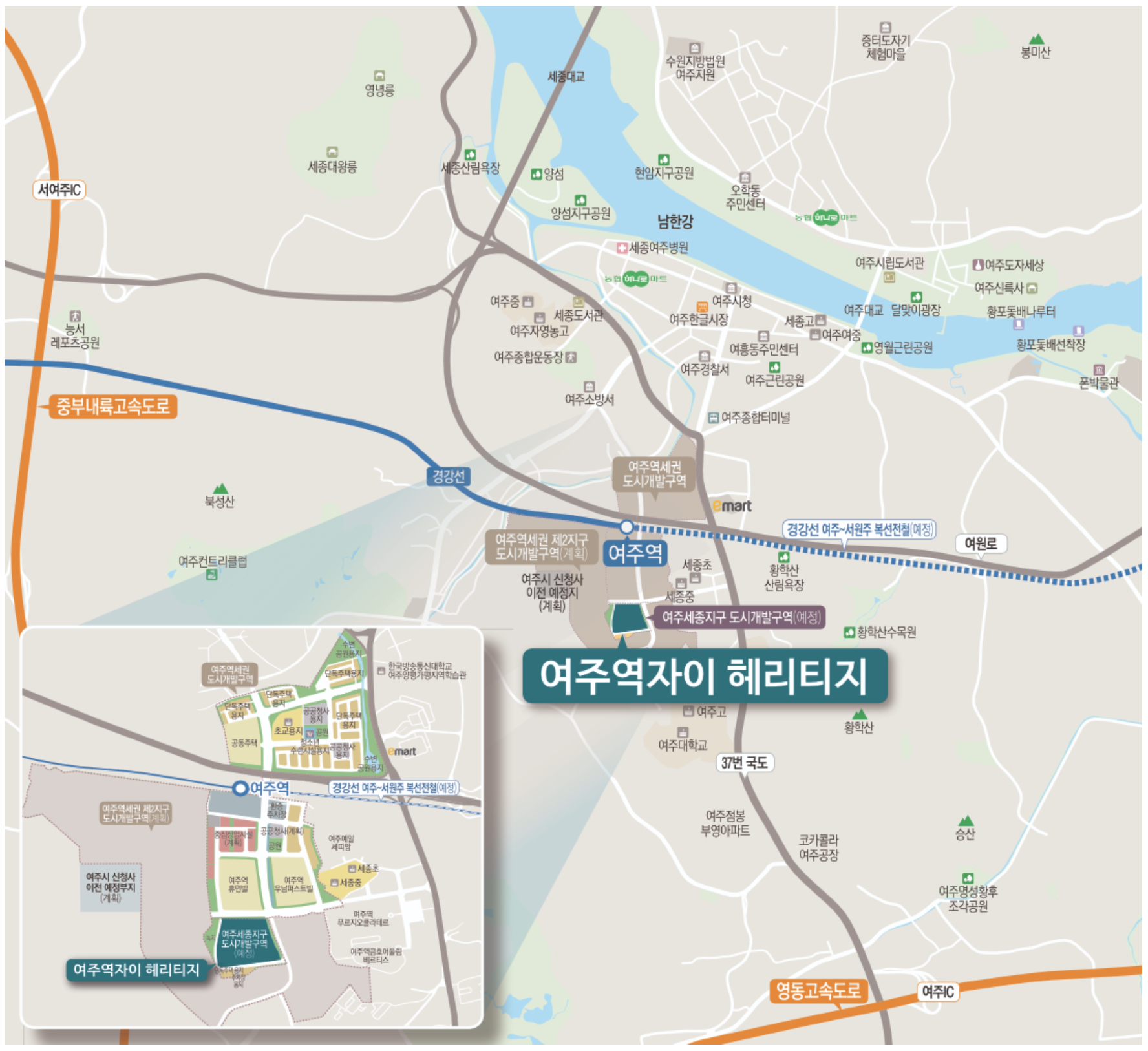 여주역자이 헤리티지 조감도