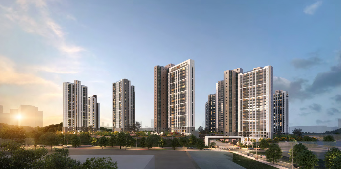 오산세교2지구 A-13블록 호반써밋 조감도
