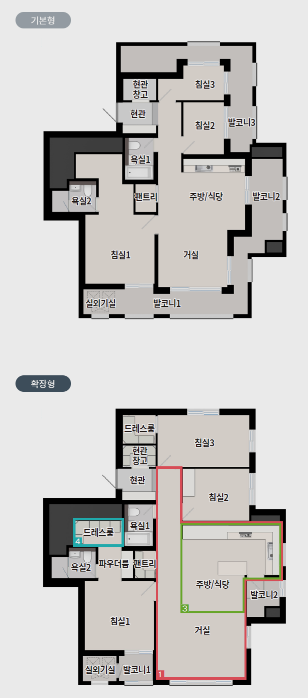 84C 타입 평면도
