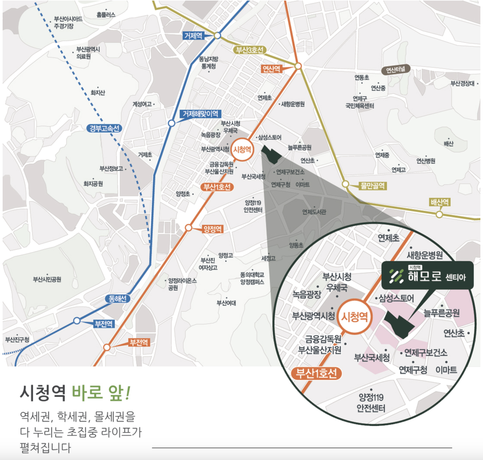 시청역 해모로 센티아 조감도