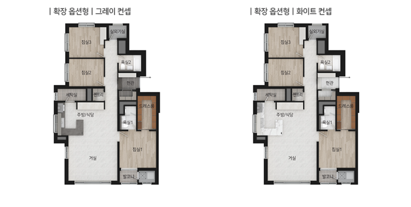 84B 타입 평면도