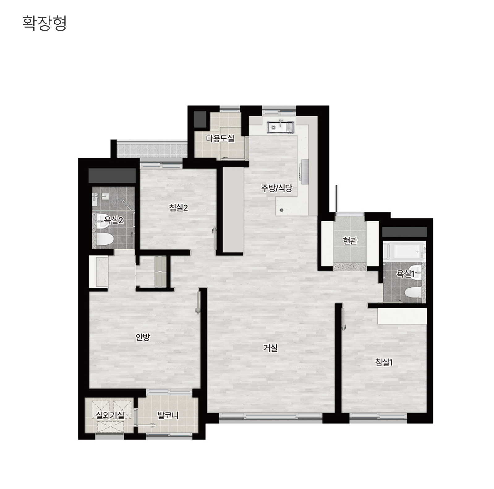 84 타입 평면도