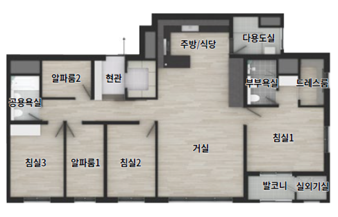 119C 타입 평면도