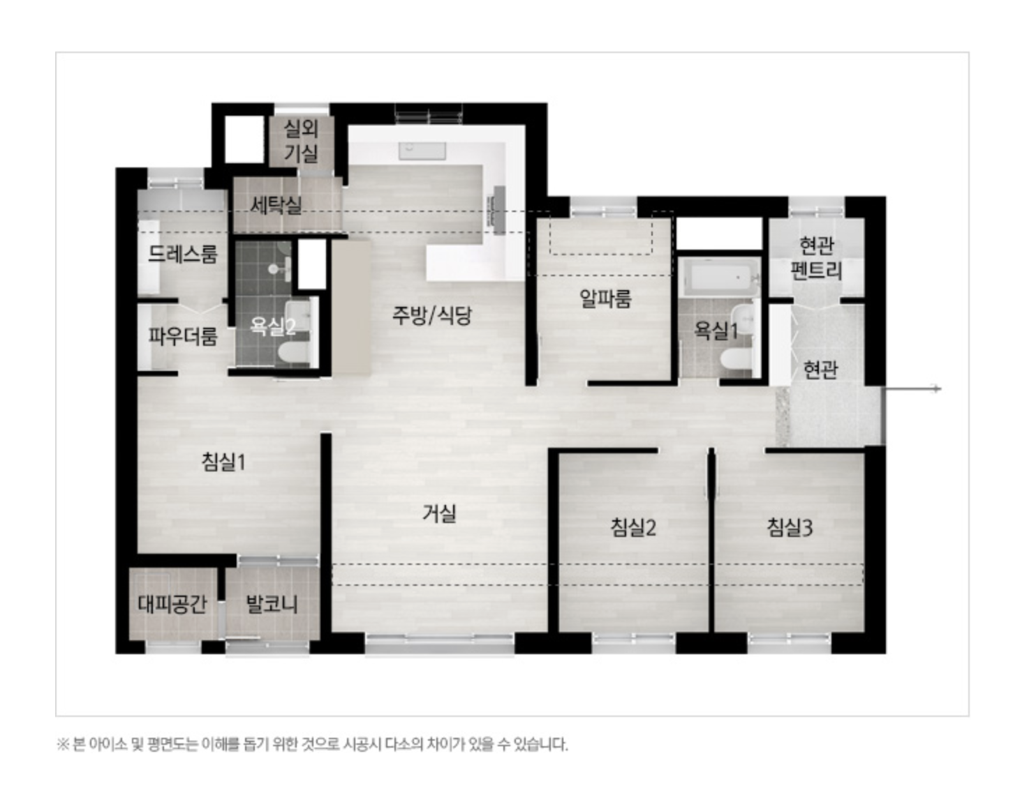 74A 타입 평면도