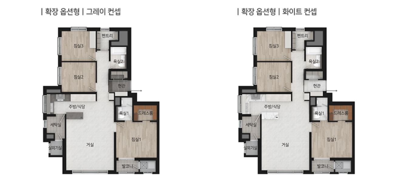 84D 타입 평면도