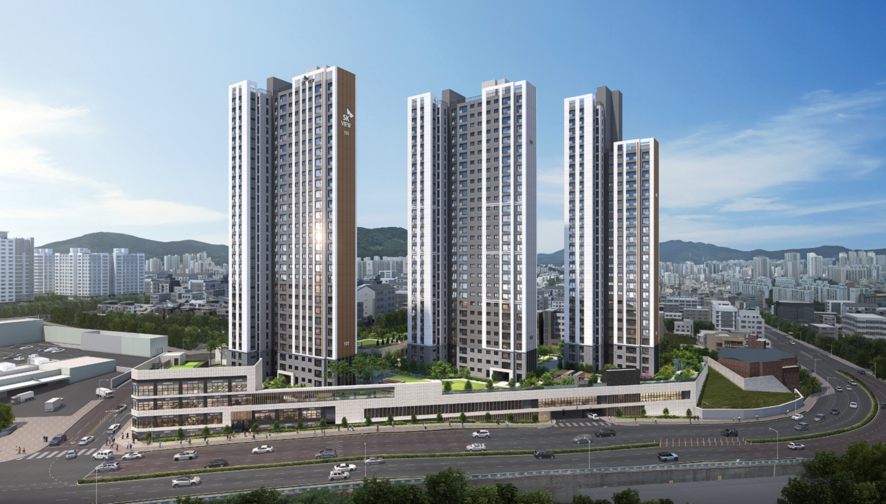 센텀파크 SK VIEW 조감도